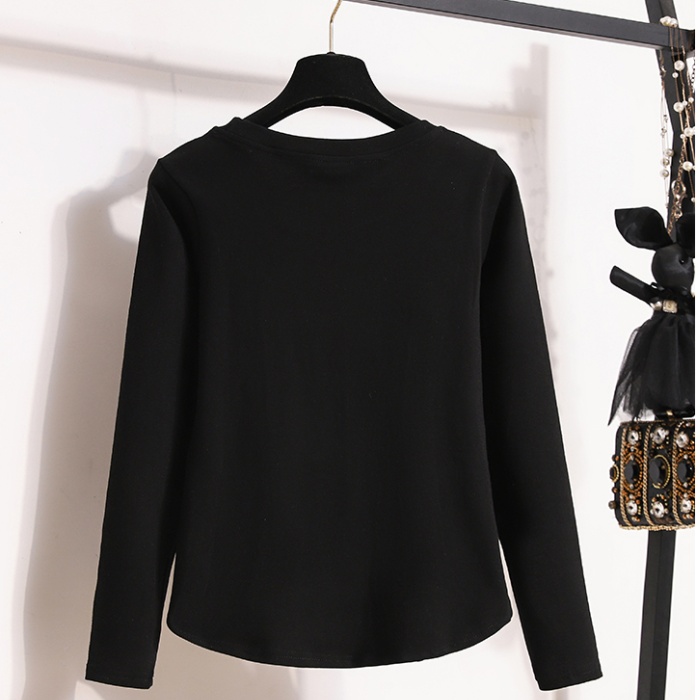 Inside the ride short T-shirt autumn bottoming shirt