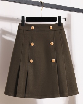 Autumn and winter skirt A-line short skirt