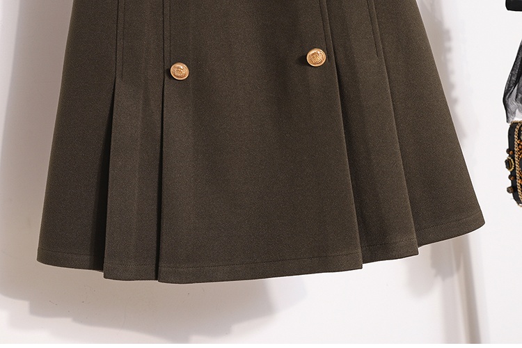 Autumn and winter skirt A-line short skirt