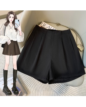 Five tenths woolen casual pants slim shorts for women