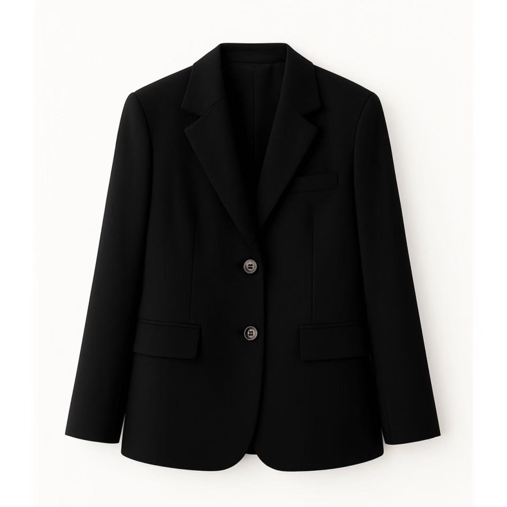 Casual autumn short business suit loose fat tops