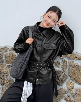 Locomotive wallet retro coat for women