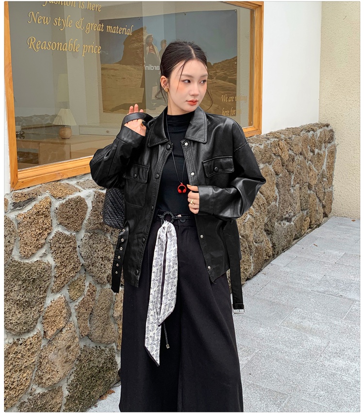 Locomotive wallet retro coat for women