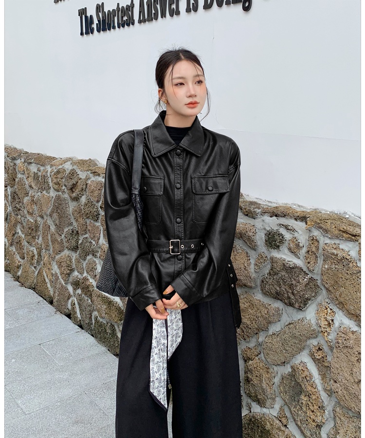 Locomotive wallet retro coat for women