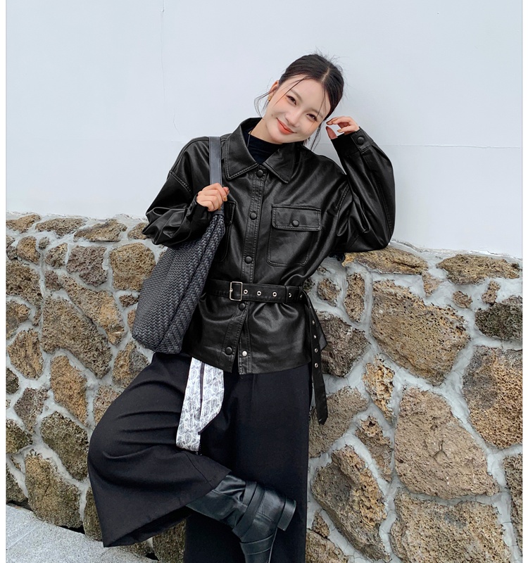 Locomotive wallet retro coat for women