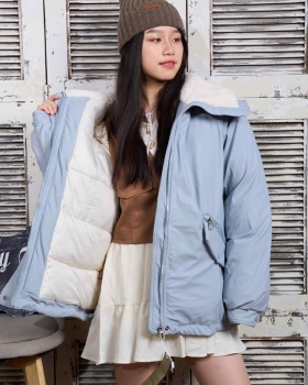 Short Korean style fashion cotton coat for women