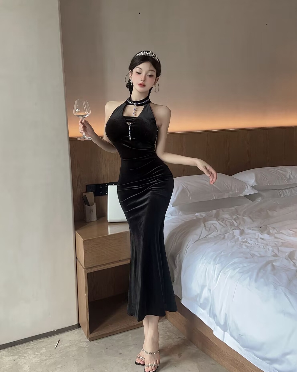 Enticement long dress formal dress for women