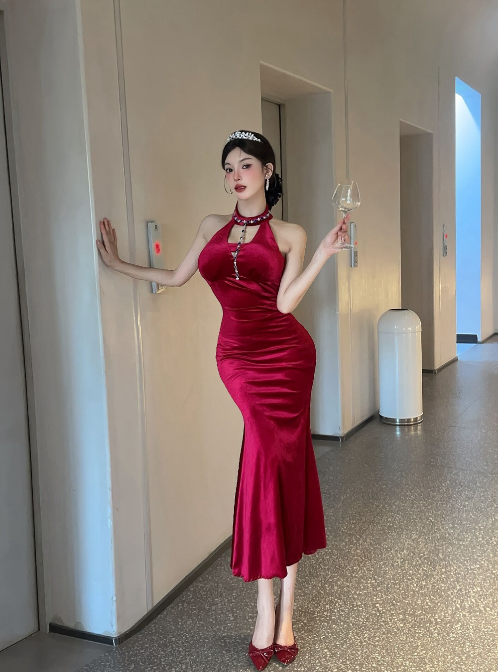 Enticement long dress formal dress for women