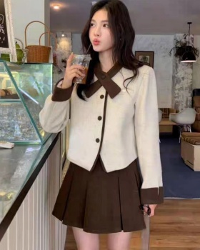 France style jacket Korean style skirt 2pcs set