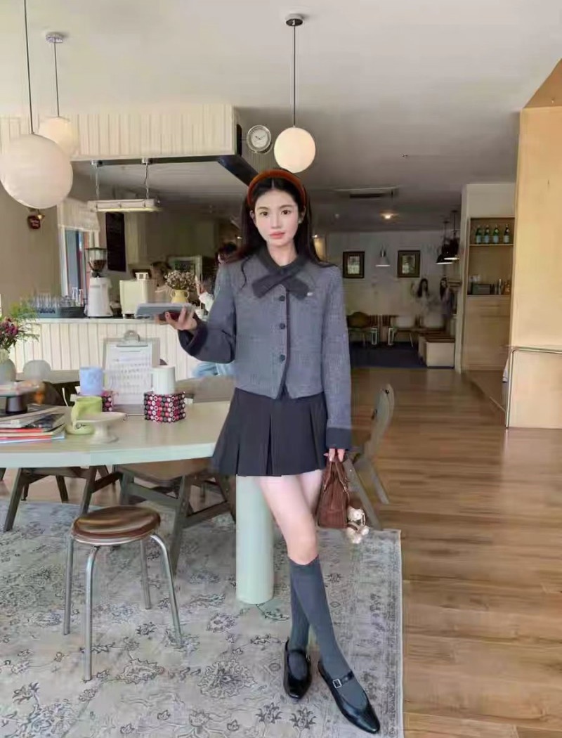 France style jacket Korean style skirt 2pcs set