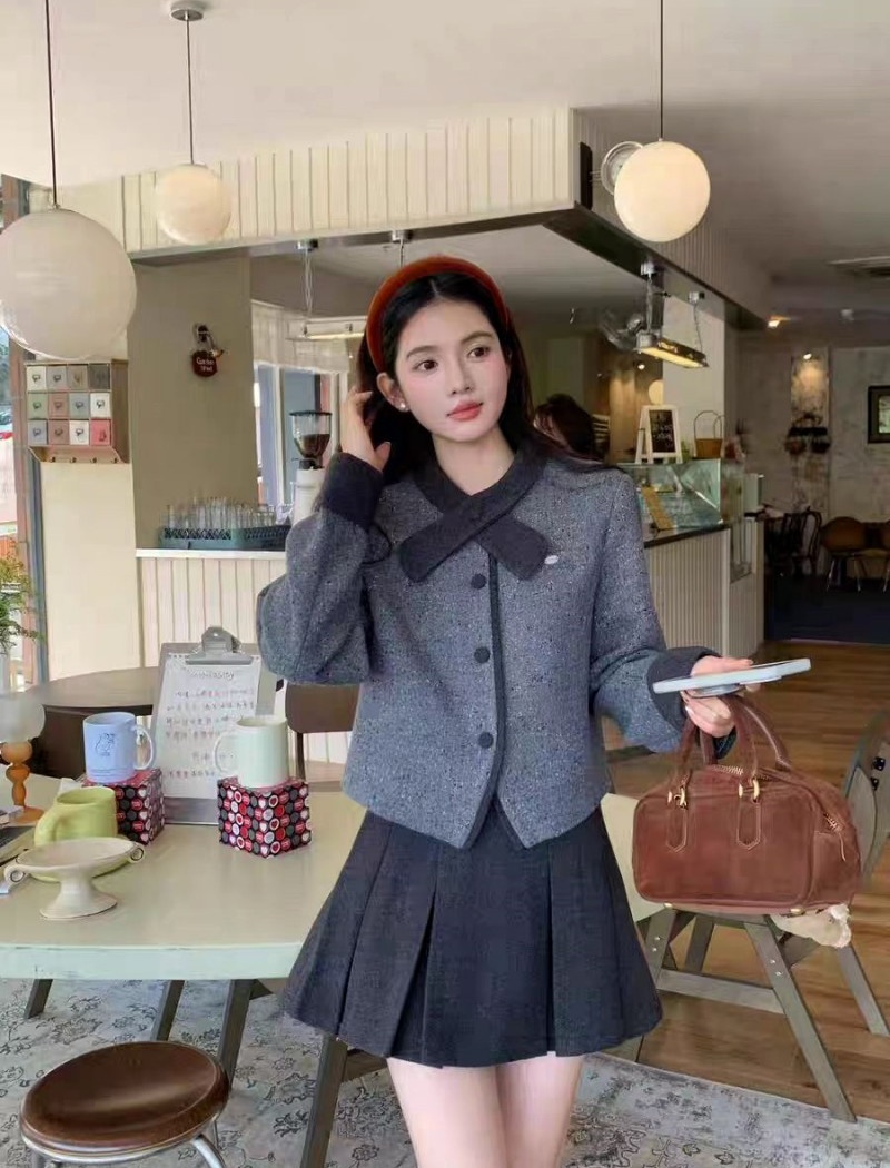 France style jacket Korean style skirt 2pcs set