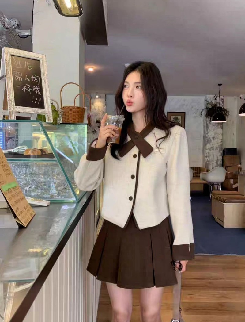 France style jacket Korean style skirt 2pcs set