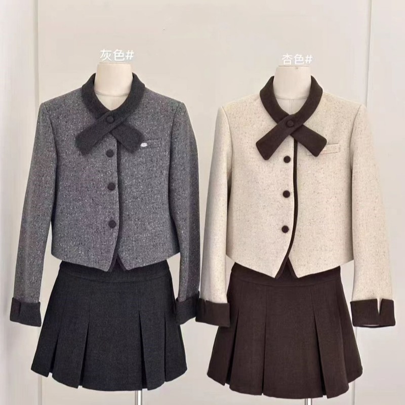 France style jacket Korean style skirt 2pcs set