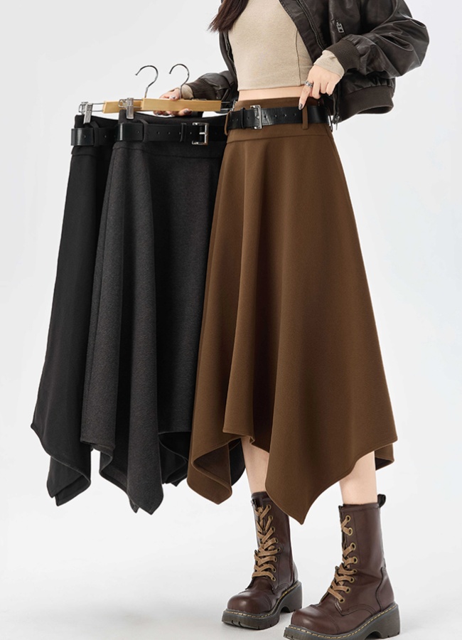 High waist package hip skirt for women