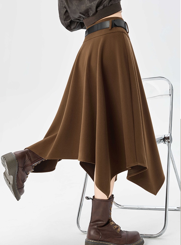 High waist package hip skirt for women