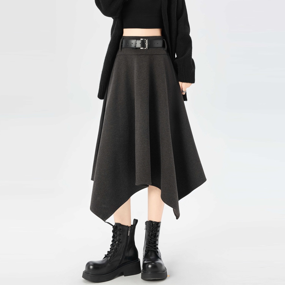 High waist package hip skirt for women