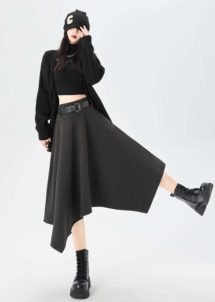 High waist package hip skirt for women