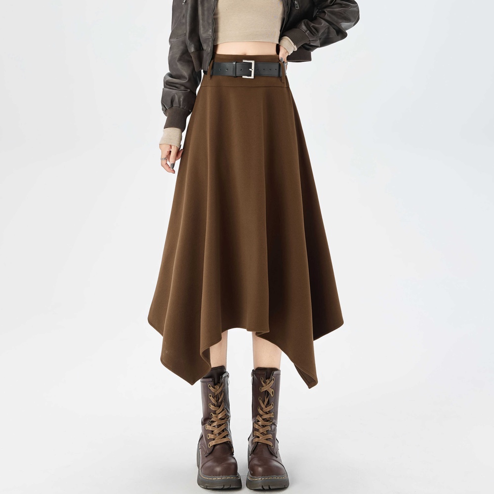 High waist package hip skirt for women