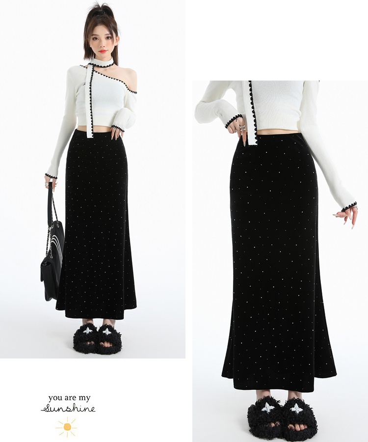 Mermaid autumn and winter A-line skirt for women