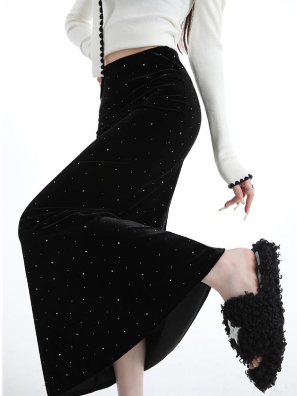 Mermaid autumn and winter A-line skirt for women