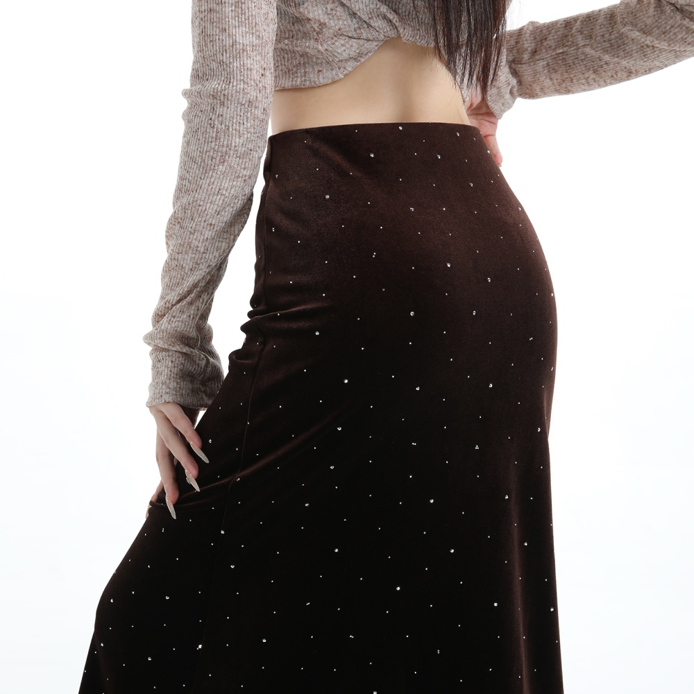 Mermaid autumn and winter A-line skirt for women