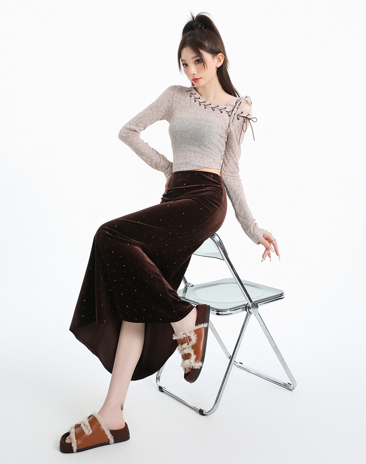 Mermaid autumn and winter A-line skirt for women