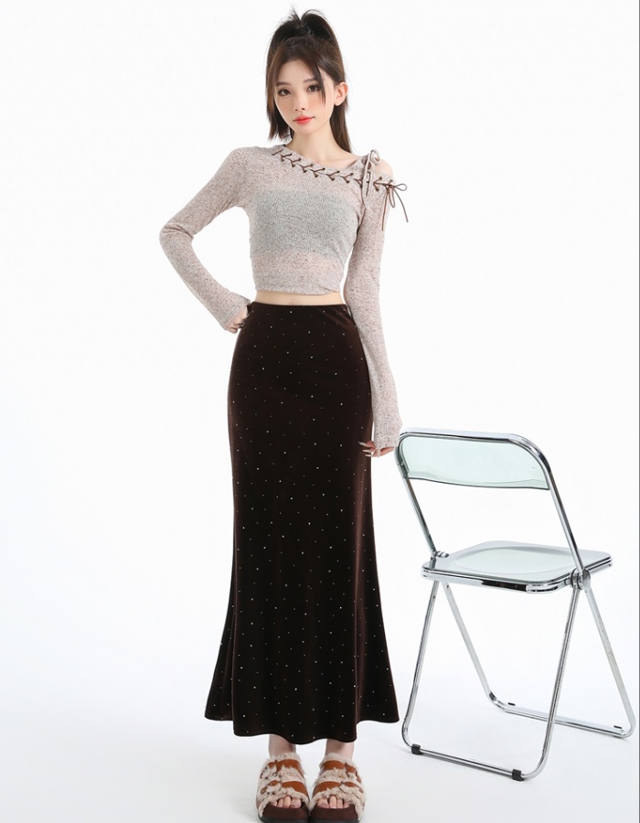 Mermaid autumn and winter A-line skirt for women