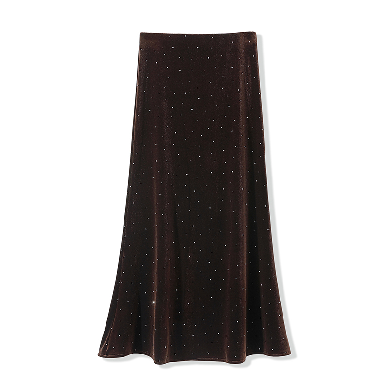 Mermaid autumn and winter A-line skirt for women