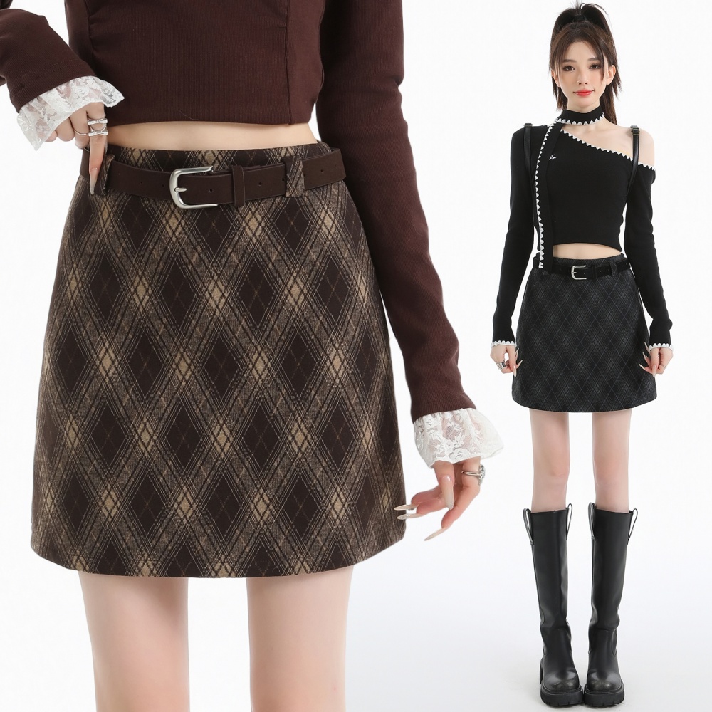 Autumn skirt anti emptied short skirt for women