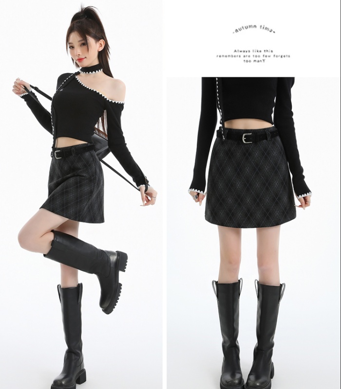Autumn skirt anti emptied short skirt for women