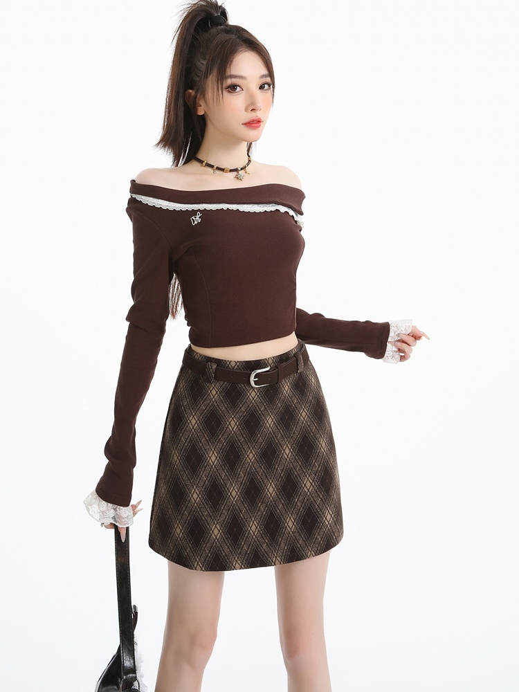 Autumn skirt anti emptied short skirt for women