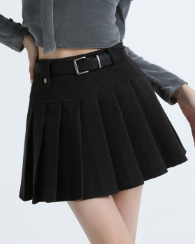 Autumn and winter woolen short skirt slim skirt for women