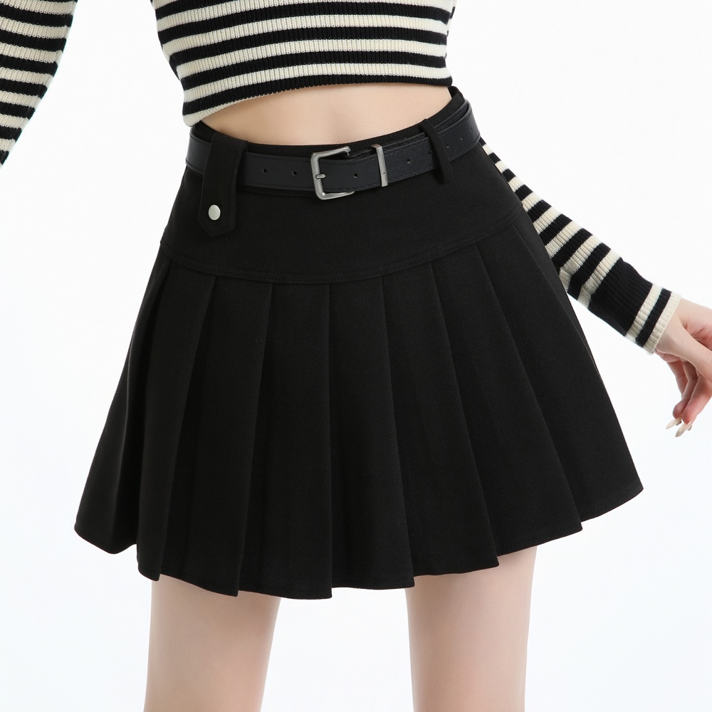 Autumn and winter woolen short skirt slim skirt for women