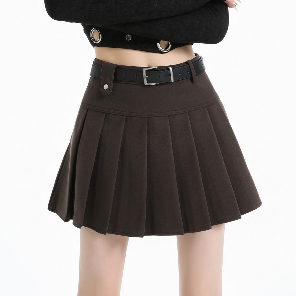 Autumn and winter woolen short skirt slim skirt for women