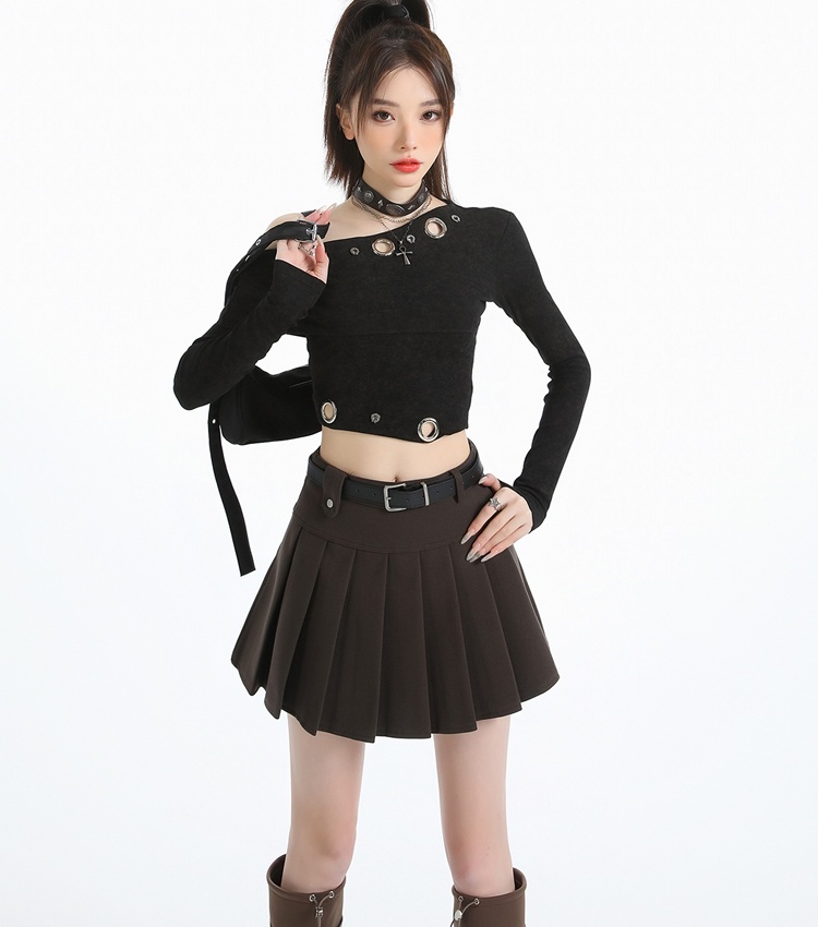 Autumn and winter woolen short skirt slim skirt for women
