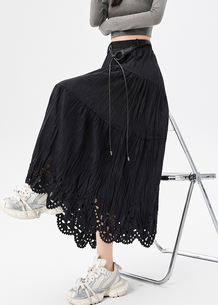 Autumn and winter long high waist skirt for women