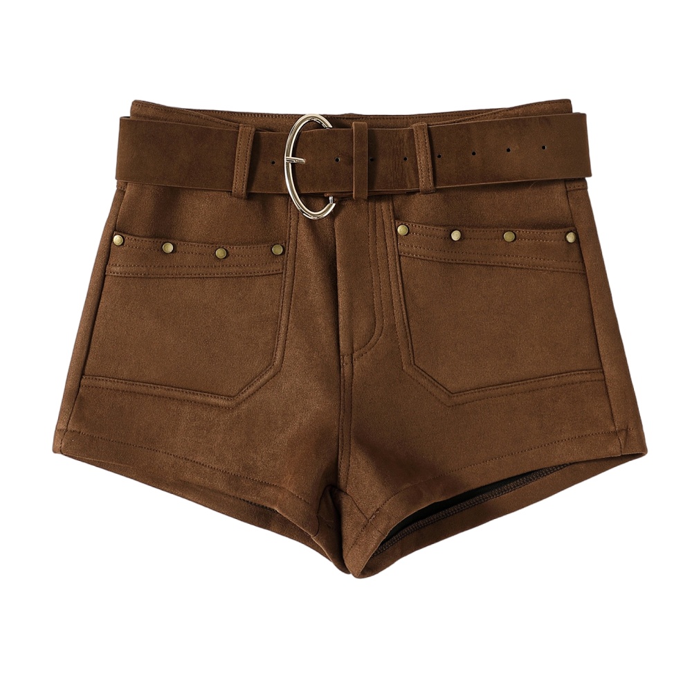 Wears outside slim boots pants temperament shorts for women