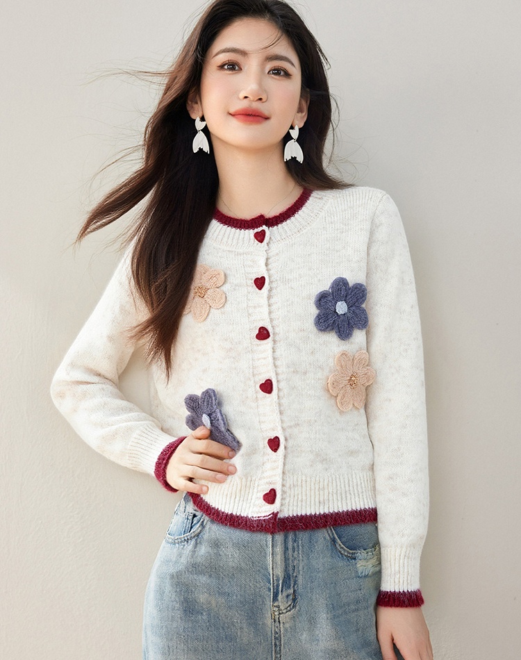 Autumn and winter cardigan temperament sweater for women