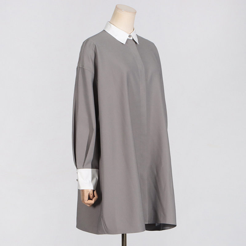 Fashion cozy Casual coat A-line commuting tops for women