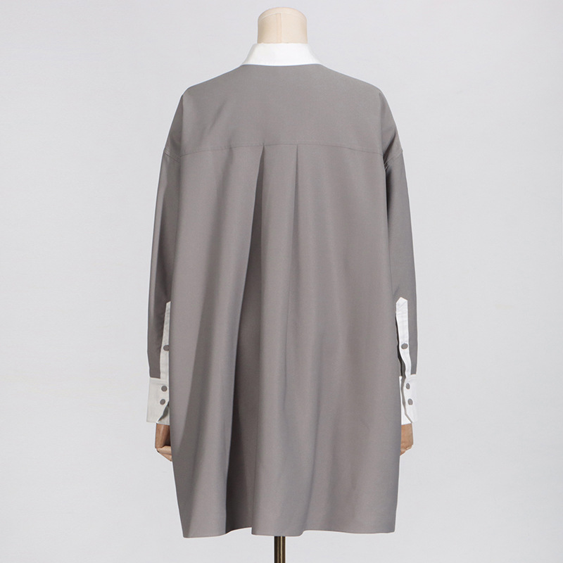 Fashion cozy Casual coat A-line commuting tops for women