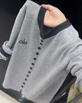 All-match long sleeve thin temperament Casual sweater