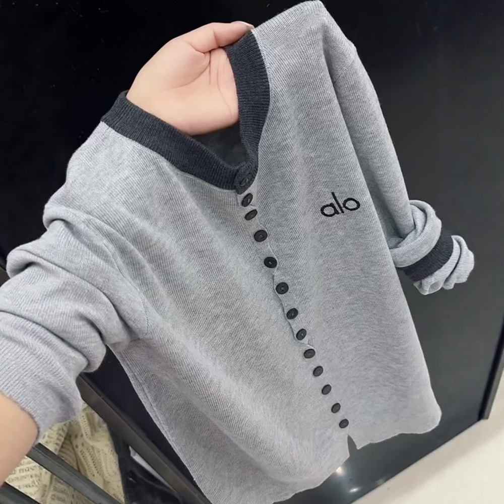 All-match long sleeve thin temperament Casual sweater
