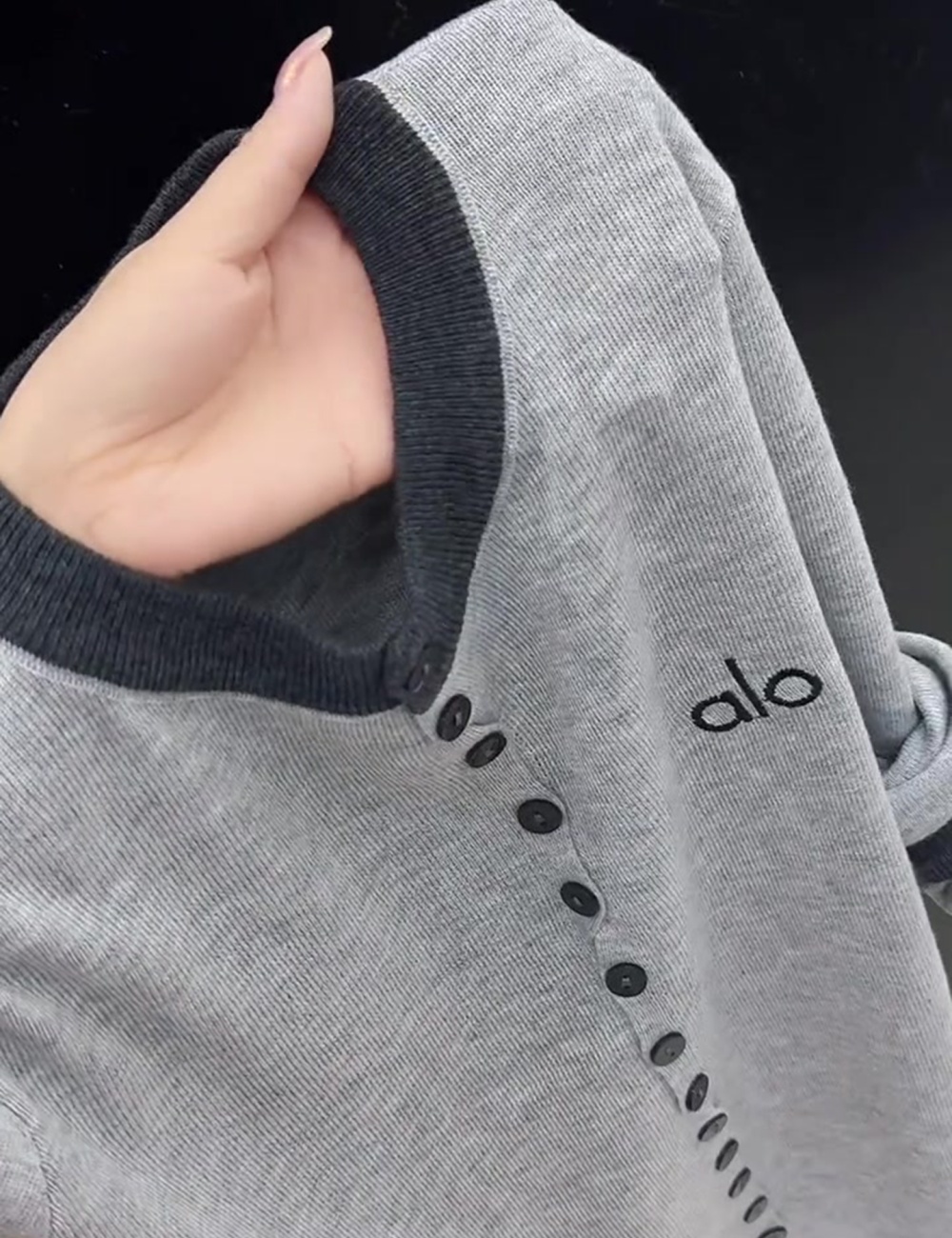 All-match long sleeve thin temperament Casual sweater