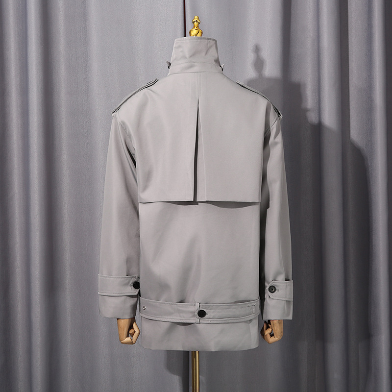 Long sleeve windbreaker niche coat for women