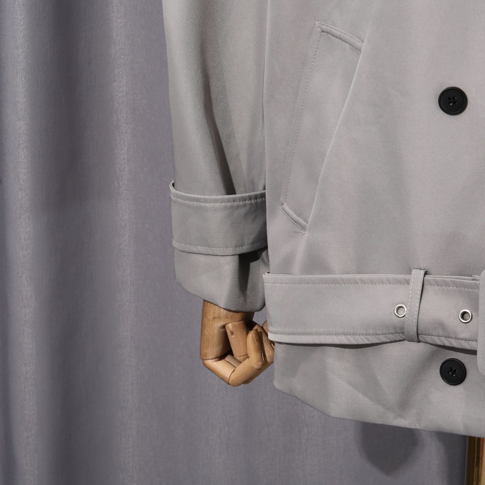 Long sleeve windbreaker niche coat for women