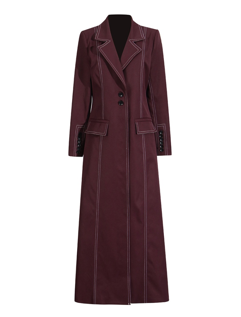 European style lapel business suit mixed colors coat