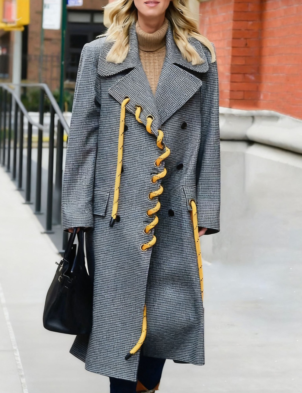Frenum European style coat British style overcoat for women