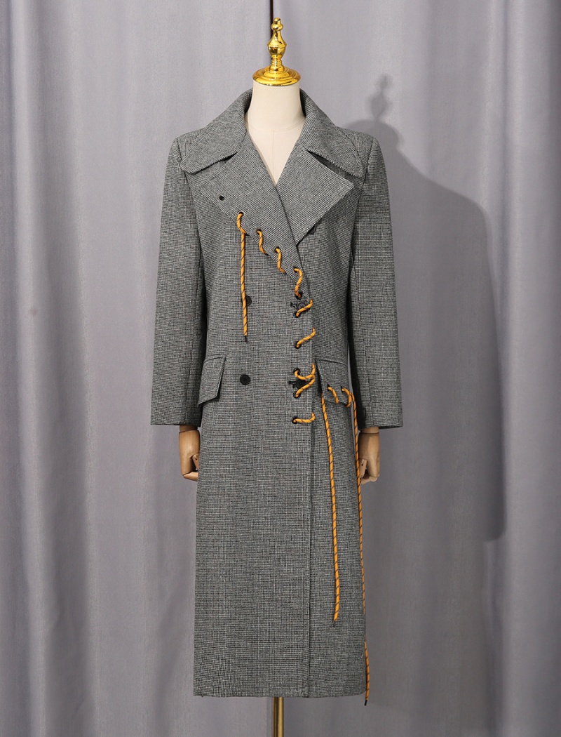Frenum European style coat British style overcoat for women