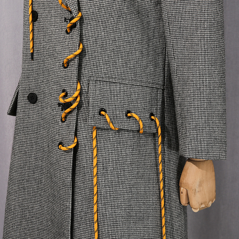 Frenum European style coat British style overcoat for women