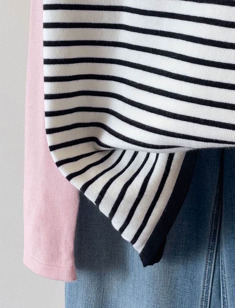 Lazy pink tops autumn and winter sweater for women